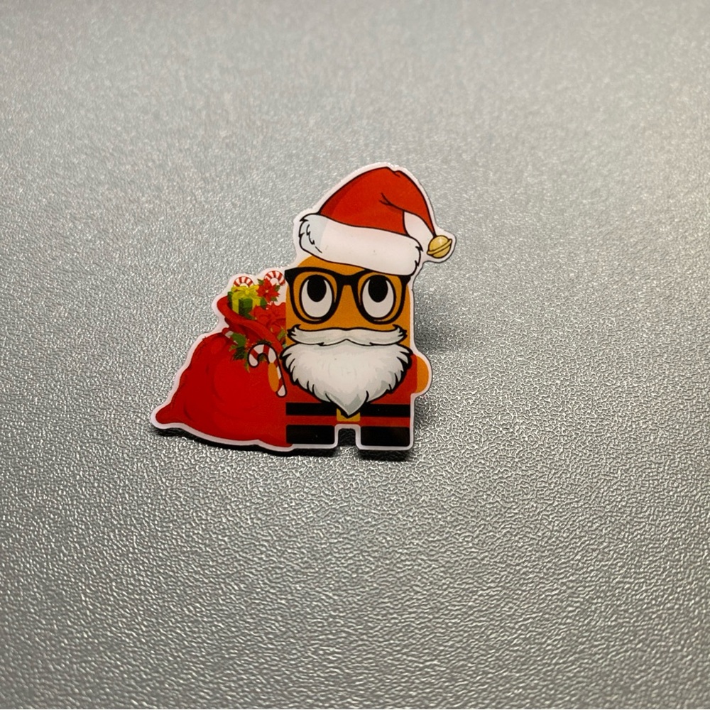 Amazon Employee Peccy Pin Collectible Festive Christmas Santa Outfit Gifts Fun